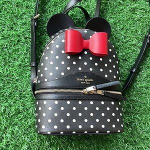 Kate Spade Disney X Kate Spade New York Minnie Dome Backpack Black Multi